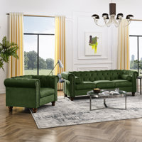 Jumal 2 - Piece Velvet Living Room Set by House of Hampton