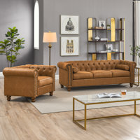 Jhosep 2 - Piece Faux Leather Living Room Set by Williston Forge