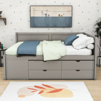 Nadiv Wooden Daybed with 4 Drawers by Wildon Home