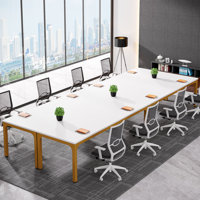 Mareme Rectangular Meeting Table by Inbox Zero