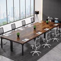 Mareme Rectangular Meeting Table by Inbox Zero