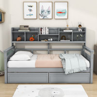Nadka Wooden Daybed with 2 Drawers by Wildon Home
