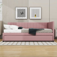 Liddington Upholstered Daybed with Trundle by 17 Stories