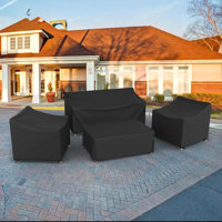 Waterproof Patio 4 Piece Set Covers for Outdoor Conversation Set