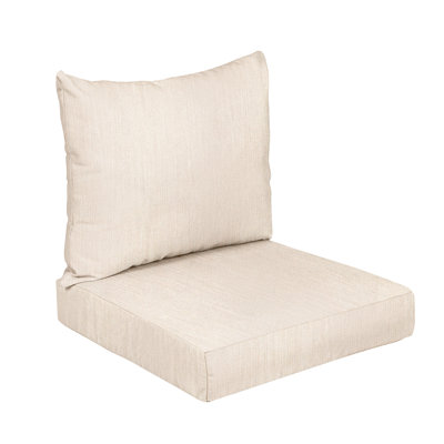 2 - Piece Outdoor SunbrellaSeat/Back Cushion by Latitude Run