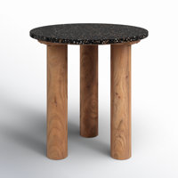 Pike Stone Three Leg End Table by Joss & Main