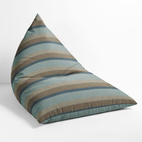 Large Sunbrella Outdoor Friendly Bean Bag Lounger by Dovecove