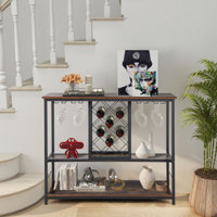 Nalyjah Metal Bar Cart by Wildon Home