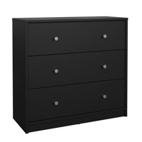 Studio 3 Drawer Chest, Black