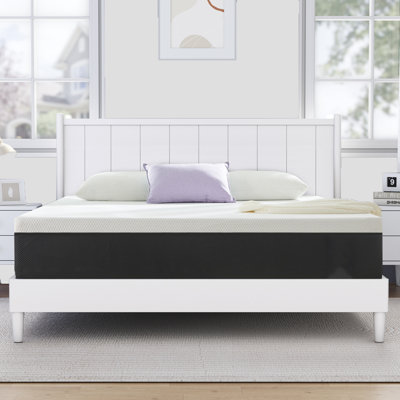Alwyn Home Rockport Memory Foam 12" Mattress with Thick Memory and Support Foam for Pressure Relief, Fiberglass Free, Mattress In A Box by Alwyn Home