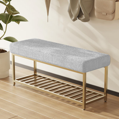 Alfeus 40"L Upholstered Bench by Mercer41