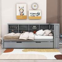 Kovan Wood Daybed with Twin Size Trundle