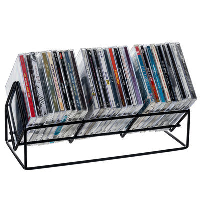 Metal Wire DVD And CD Storage Rack by Ebern Designs