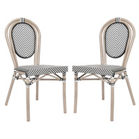 Cloquet All-Weather Commercial Stacking Paris Chairs with Metal Frames by Bay Isle Home