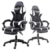 Wrought Studioâ„¢ Adjustable Reclining Leather Swiveling PC & Racing Game Chair by Wrought Studio