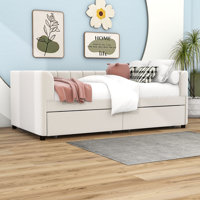Motohiro Upholstered Daybed with 2 Drawers by Red Barrel Studio