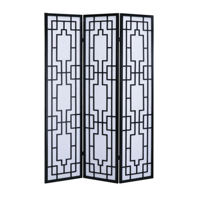 Selyf 3 - Panel Wood Room Divider by Ebern Designs
