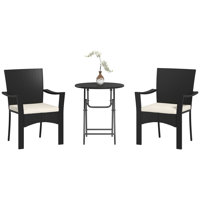 Sarmite Round 2 - Person 23.6" Long Bistro Set with Cushions