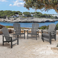 Zawadi HDPE Stacking Adirondack Chair by Hokku Designs