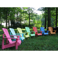 Weathercraft Classic Solid Wood Adirondack Chair – 14 Sherwin-Williams Finish Options, Outdoor Patio Seating by Weathercraft