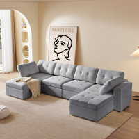 Zakeem 6 - Piece Upholstered Sectional by Hokku Designs