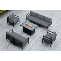 Josmar 7 - Person Outdoor Seating Group with Cushions by Latitude Run