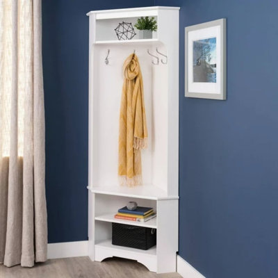 Nathaniall Solid Wood Hall Tree with Bench and Shoe Storage by Wildon Home
