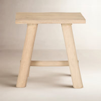 McGreggor Solid Wood Accent Stool by Birch Lane
