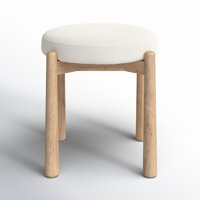 Rebecka Solid Wood Accent Stool by Joss & Main