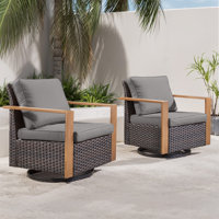 Kelyse Outdoor Rocker Chair by Wrought Studio