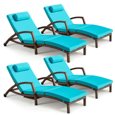 Symaria Outdoor Chaise Lounge