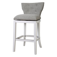 Peddie Upholstered Swivel Stool