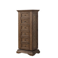 Kerr 6-Drawer Swivel Lingerie Chest With Mirror, Walnut by The Twillery Co.