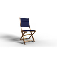 Nawa Wood Outdoor Dining Side Chair by Wildon Home