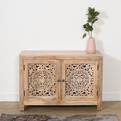 Cedriana Solid Wood Cabinet by August Grove