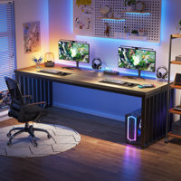 78.74" Extra Long Computer Desk 2 Person Desk (Chairs not included) by 17 Stories