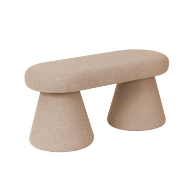Hishaam Polyester Upholstered Bench by Ebern Designs