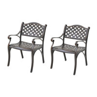 Abisaid Outdoor Stacking Dining Armchair by Darby Home Co