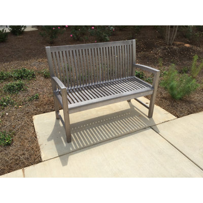 Nelvie Teak Outdoor Bench by Wildon Home