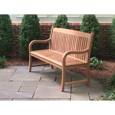 Nelvis Teak Outdoor Bench by Wildon Home