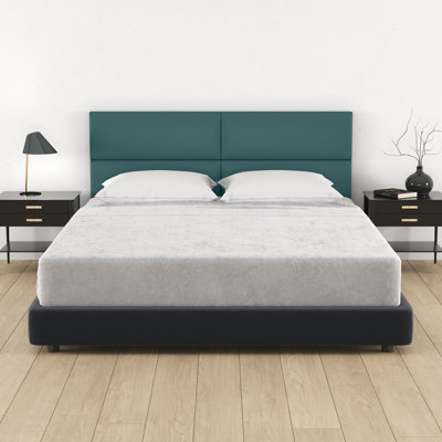 Aeronwen Luxe Vegan Leather Headboard: Versatile Wall Panels for Home and Hospitality Decor by Everly Quinn