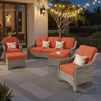 Harper 7 - Person Outdoor Seating Group with Cushions