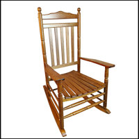 Outdoor Caycee Rocker Solid Wood Chair by August Grove