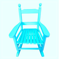 Cateluta Solid Wood Rocking Adirondack Chair Sturdy slatted back rest for comfort and safety Constructed of solid hardwood by August Grove