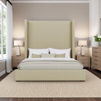 Stella Vegan Leather Wingback Bed