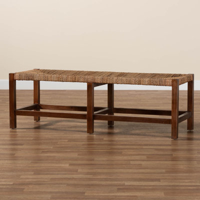 Dannilynn Solid Wood Bench by Rosecliff Heights
