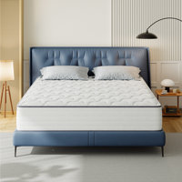 Carlena 8"/12" Medium Gel Memory Foam Hybrid Mattresses With Certipur-US Certified Pocket Spring, Pressure Relief, and Motion lsolation, 10 Year Warr by Alwyn Home