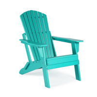 Anbut HDPE Folding Adirondack Chair by Highland Dunes