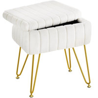Elliahna Metal Accent Stool by Mercer41