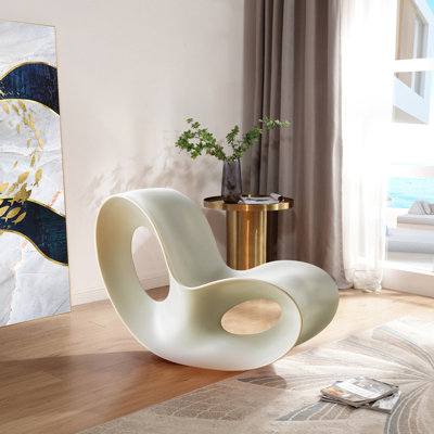 Keshet Polyethylene Plastic Rocking Chair